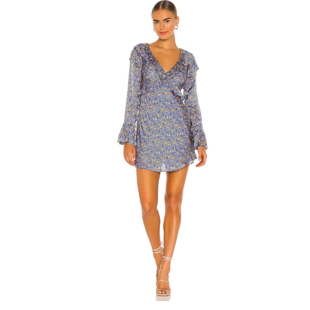 NWT Free People The Sweetest Thing Long Sleeve Mini Dress